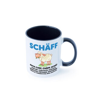 Chef | Arbeitgeber | Boss | Wortspiel Farbige Tasse - Kaffeetasse / Geschenk / Familie