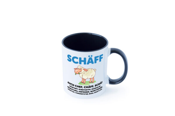 Chef | Arbeitgeber | Boss | Wortspiel Farbige Tasse - Kaffeetasse / Geschenk / Familie