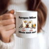 Apropos Möwe | Möwie noch een | Norddeutsch | Plattdeutsch - Tasse Weiss - Kaffeetasse / Geschenk / Familie