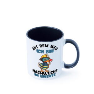 THW nachwuchs | Technische Hilfe | Hilfswerk aus dem weg Farbige Tasse - Kaffeetasse / Geschenk / Familie