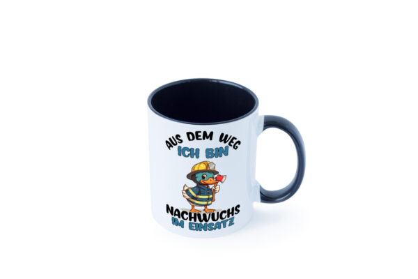 THW nachwuchs | Technische Hilfe | Hilfswerk aus dem weg Farbige Tasse - Kaffeetasse / Geschenk / Familie