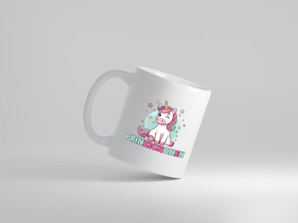 Prinzickchen | Einhorn | Zicke - Tasse Weiss - Kaffeetasse / Geschenk / Familie