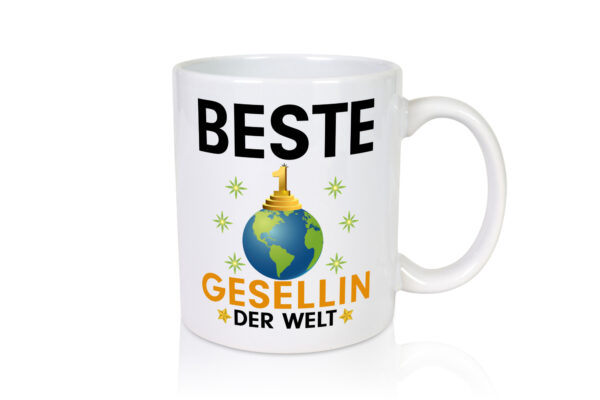 Welt Beste Gesellin | Handwerkerinnen - Tasse Weiss - Kaffeetasse / Geschenk / Familie