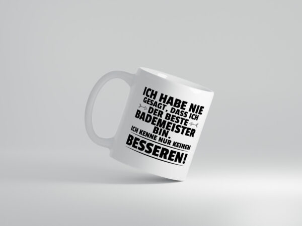 Der Beste Bademeister | Rettungsschwimmer - Tasse Weiss - Kaffeetasse / Geschenk / Familie