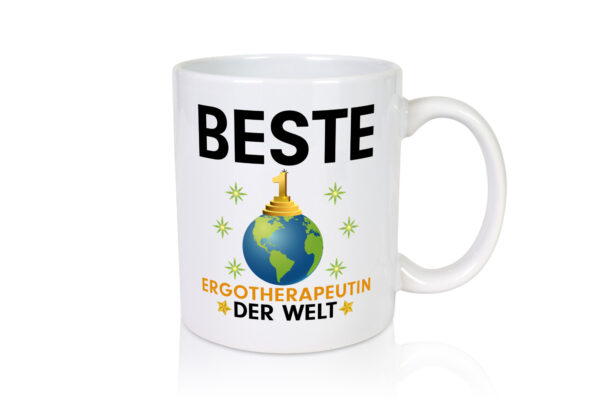 Welt Beste Ergotherapeutin | Ergotherapie - Tasse Weiss - Kaffeetasse / Geschenk / Familie