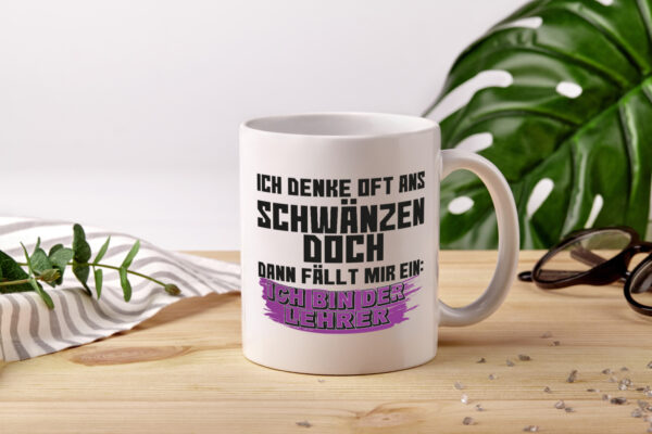 Ich bin der Lehrer | Beruf Tasse | Schule | Humor - Tasse Weiss - Kaffeetasse / Geschenk / Familie