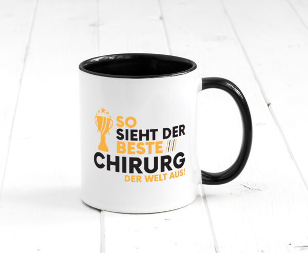 Der Weltbeste Chirurg | Medizin | Chirurgie | Krankenhaus Farbige Tasse - Kaffeetasse / Geschenk / Familie