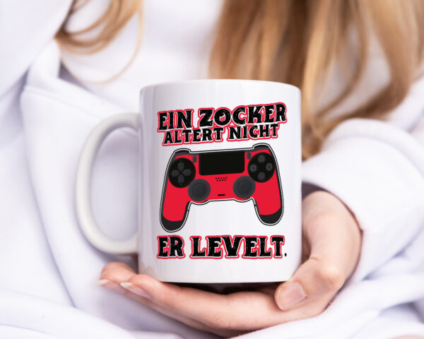 Zocker altern nicht - Tasse Weiss - Kaffeetasse / Geschenk / Familie