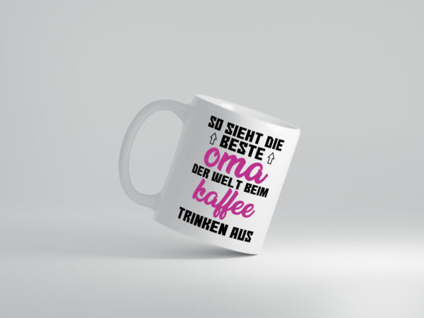 Beste Oma der Welt | Großmutter Tasse | lustiger Spruch - Tasse Weiss - Kaffeetasse / Geschenk / Familie