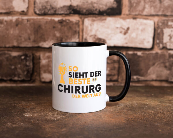 Der Weltbeste Chirurg | Medizin | Chirurgie | Krankenhaus Farbige Tasse - Kaffeetasse / Geschenk / Familie