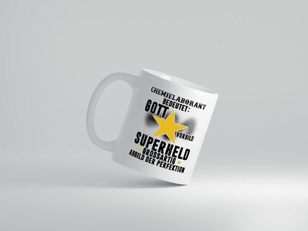 Bedeutung von Chemielaborant | Laborant | Chemie - Tasse Weiss - Kaffeetasse / Geschenk / Familie
