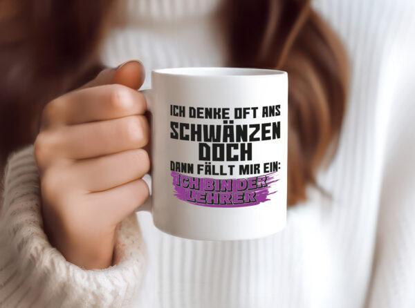 Ich bin der Lehrer | Beruf Tasse | Schule | Humor - Tasse Weiss - Kaffeetasse / Geschenk / Familie