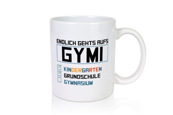 Gymnasium | 5. Klasse | Oberschule | Übergang v2 - Tasse Weiss - Kaffeetasse / Geschenk / Familie