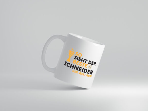 Der Weltbeste Schneider | Beruf Schneiderei - Tasse Weiss - Kaffeetasse / Geschenk / Familie