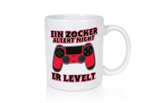 Zocker altern nicht - Tasse Weiss - Kaffeetasse / Geschenk / Familie