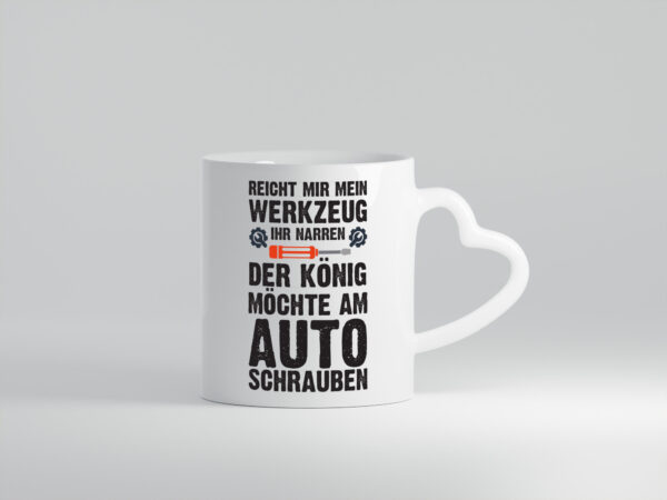 Mechaniker Spruch | KFZ Tasse | Auto Schrauber - Herzhenkel Tasse - Kaffeetasse / Geschenk / Familie