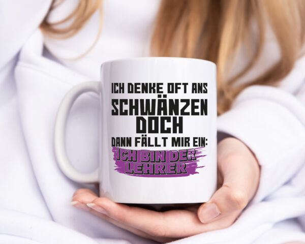 Ich bin der Lehrer | Beruf Tasse | Schule | Humor - Tasse Weiss - Kaffeetasse / Geschenk / Familie