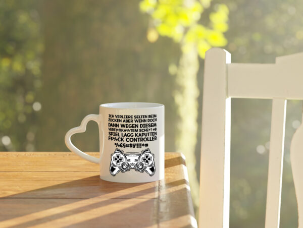 Gaming Spruch | Gamer Tasse | Teenager | Jungs Humor - Herzhenkel Tasse - Kaffeetasse / Geschenk / Familie