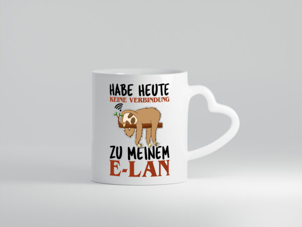 Ich habe keine verbindung - Herzhenkel Tasse - Kaffeetasse / Geschenk / Familie