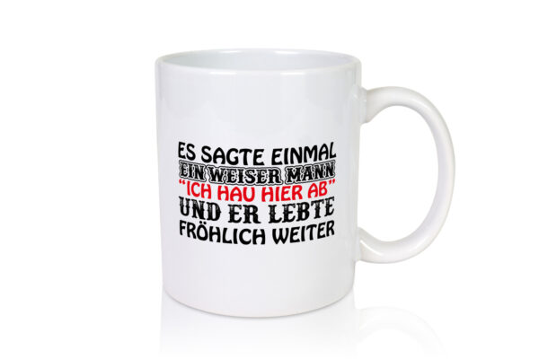 Weiser Mann - Tasse Weiss - Kaffeetasse / Geschenk / Familie