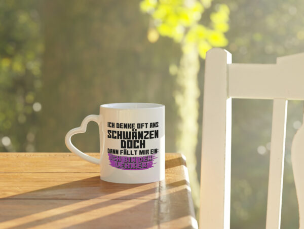 Ich bin der Lehrer | Beruf Tasse | Schule | Humor - Herzhenkel Tasse - Kaffeetasse / Geschenk / Familie