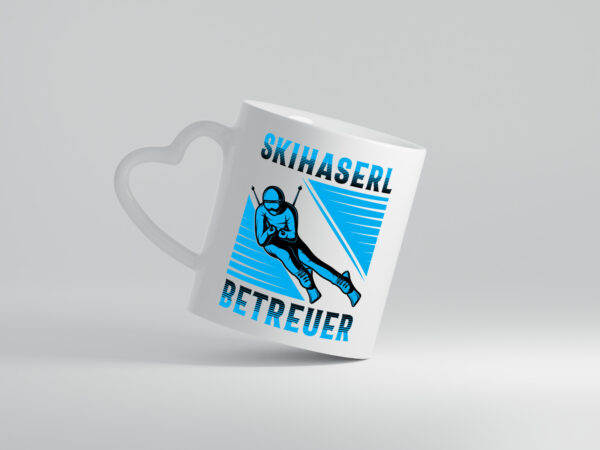 Skihaserl Betreuer | Sikfahrer - Herzhenkel Tasse - Kaffeetasse / Geschenk / Familie