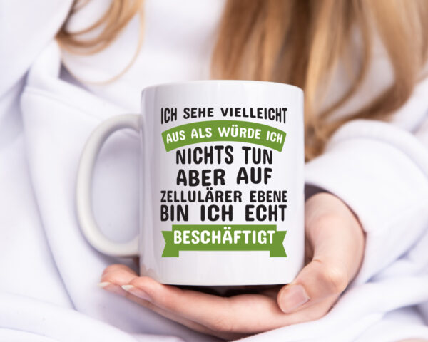 Biologie Spruch | Biologe Tasse | Biolehrer | lustig - Tasse Weiss - Kaffeetasse / Geschenk / Familie
