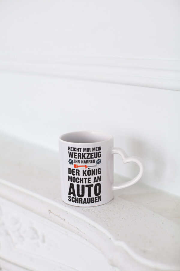 Mechaniker Spruch | KFZ Tasse | Auto Schrauber - Herzhenkel Tasse - Kaffeetasse / Geschenk / Familie