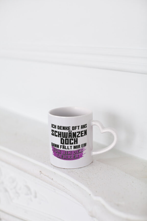 Ich bin der Lehrer | Beruf Tasse | Schule | Humor - Herzhenkel Tasse - Kaffeetasse / Geschenk / Familie