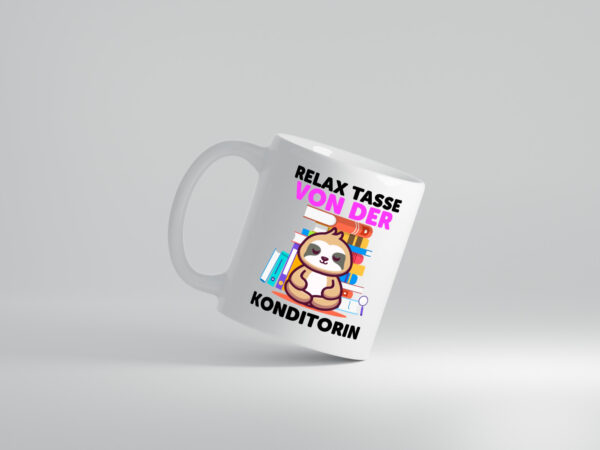 Relax Tasse: Konditorin | Konditorei - Tasse Weiss - Kaffeetasse / Geschenk / Familie