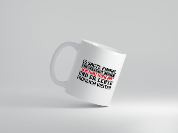 Weiser Mann - Tasse Weiss - Kaffeetasse / Geschenk / Familie