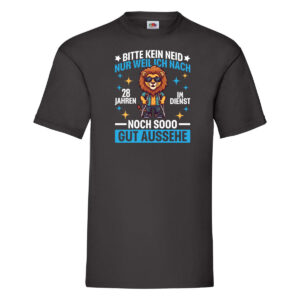 28 Jahre im Dienst | Arbeitsjubiläum | Arbeit T-Shirt Schwarz