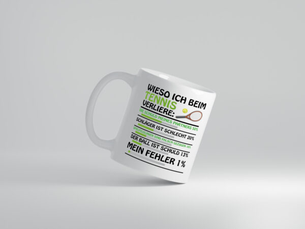 Tennisspieler Tasse - Tasse Weiss - Kaffeetasse / Geschenk / Familie
