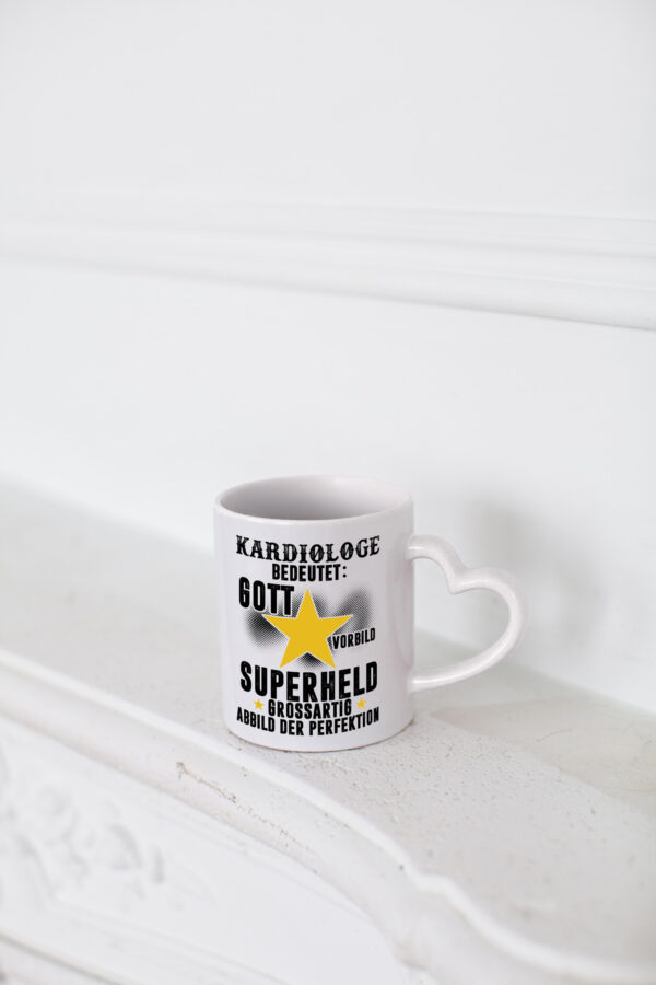 Bedeutung von Kardiologe | Kardiologie - Herzhenkel Tasse - Kaffeetasse / Geschenk / Familie