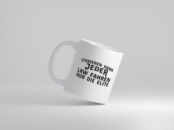 LKW Fahrer Tasse | Trucker Spruch | Lastwagen Humor - Tasse Weiss - Kaffeetasse / Geschenk / Familie
