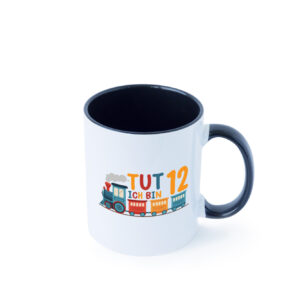 12. Geburtstag | 12 Jahre | Eisenbahn | Zug | junge Farbige Tasse - Kaffeetasse / Geschenk / Familie