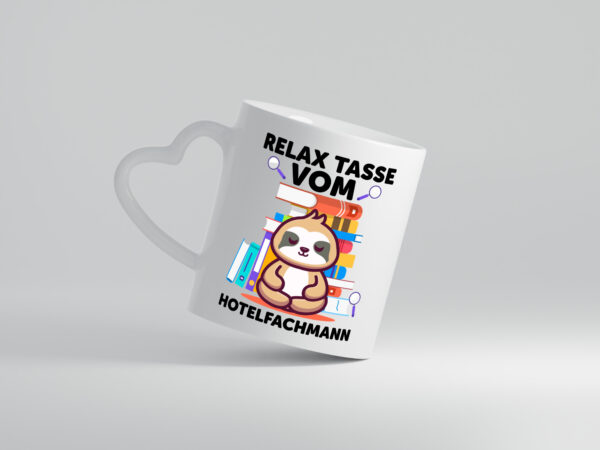 Relax Tasse: Hotelfachmann |Hotel - Herzhenkel Tasse - Kaffeetasse / Geschenk / Familie