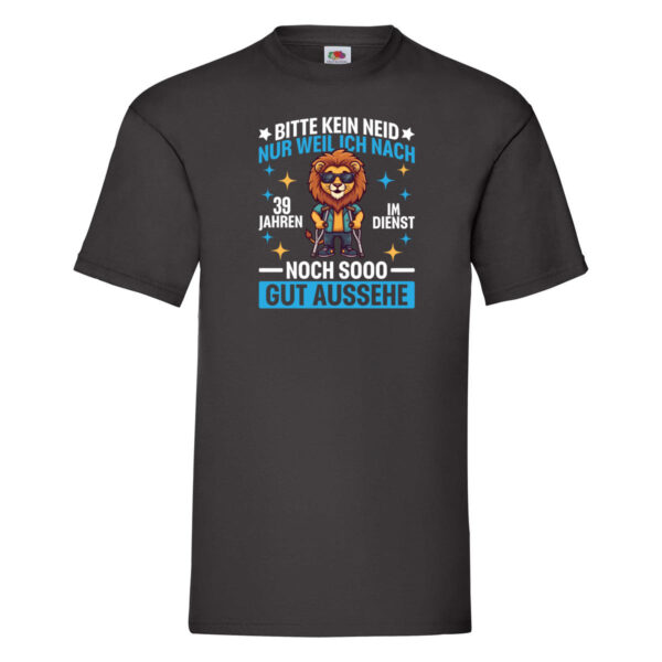 39 Jahre im Dienst | Arbeitsjubiläum | Arbeit T-Shirt Schwarz
