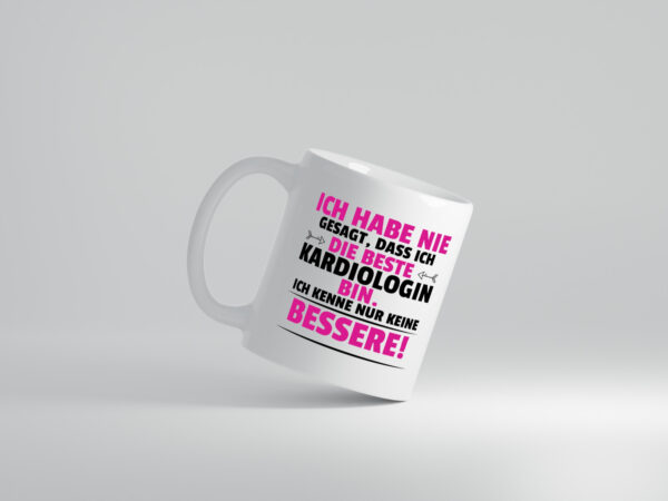 Die Beste Kardiologin | Kardiologie - Tasse Weiss - Kaffeetasse / Geschenk / Familie
