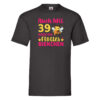 39. Geburtstag | Flottes Bienchen | 39 Jahre T-Shirt Schwarz