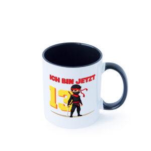 13. Geburtstag | 13 Jahre | Ninja | Kinder Farbige Tasse - Kaffeetasse / Geschenk / Familie