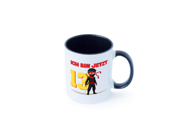 13. Geburtstag | 13 Jahre | Ninja | Kinder Farbige Tasse - Kaffeetasse / Geschenk / Familie