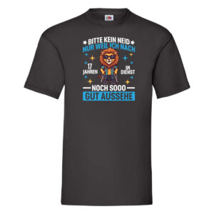 17 Jahre im Dienst | Arbeitsjubiläum | Arbeit T-Shirt Schwarz