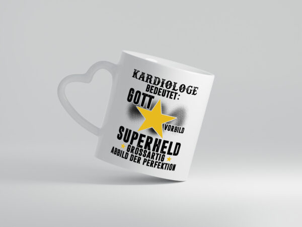Bedeutung von Kardiologe | Kardiologie - Herzhenkel Tasse - Kaffeetasse / Geschenk / Familie