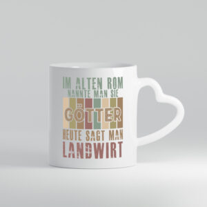 Heute sagt man: Landwirt | Bauer | Landwirtschaft - Herzhenkel Tasse - Kaffeetasse / Geschenk / Familie