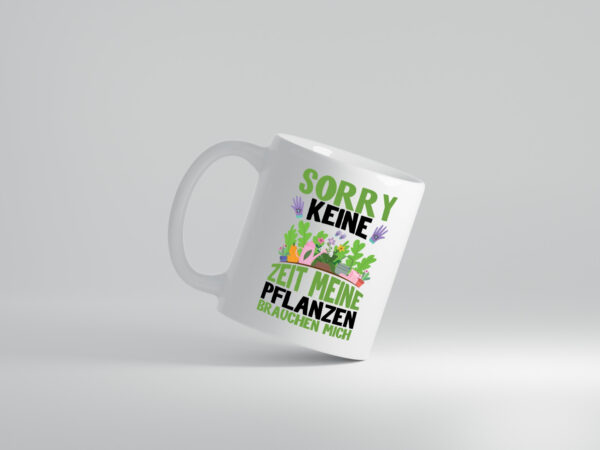 Meine Pflanzen brauchen mich - Tasse Weiss - Kaffeetasse / Geschenk / Familie