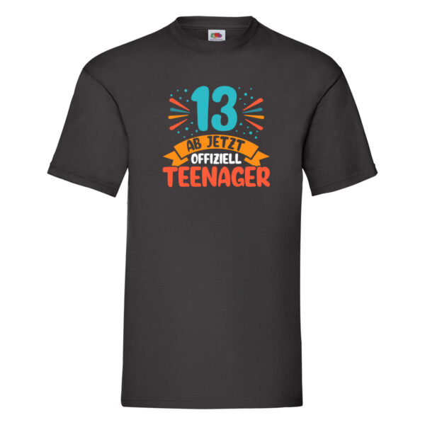 20. Geburtstag | Mädchen | Teenager Spruch | 13 Jahre T-Shirt Schwarz