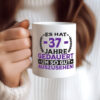 37 Jahre gedauert um so gut auszusehen | 37. Geburtstag - Tasse Weiss - Kaffeetasse / Geschenk / Familie