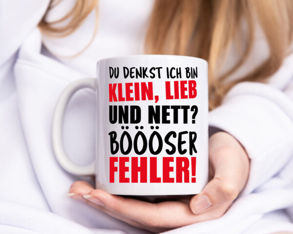 Ich bin lieb? - Tasse Weiss - Kaffeetasse / Geschenk / Familie