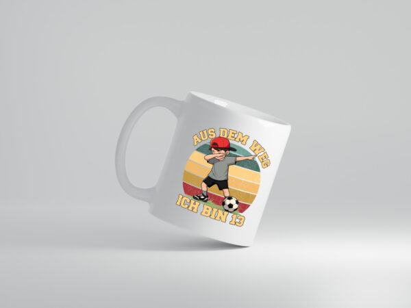 12. Geburtstag | 12 Jahre | Fußball Junge | Fußballer - Tasse Weiss - Kaffeetasse / Geschenk / Familie